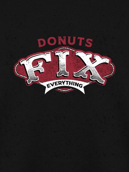 Donuts Fix Everything Retro-Vibe