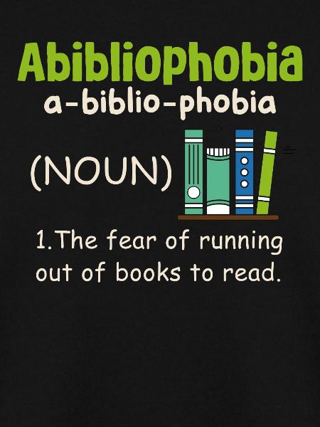 Abibliophobie Bücherwurm Lesebücher