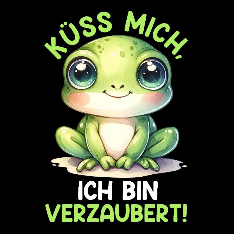 Froschkostüm KÜSS MICH ICH BIN VERZAUBERT
