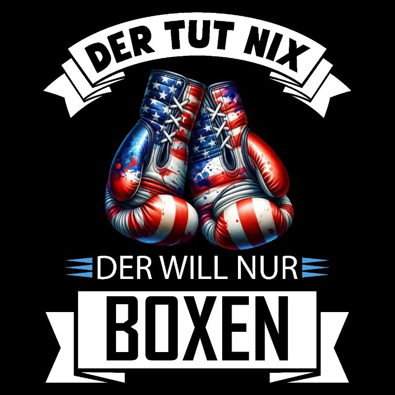 He doesn't do anything, he just wants boxing, funny gift