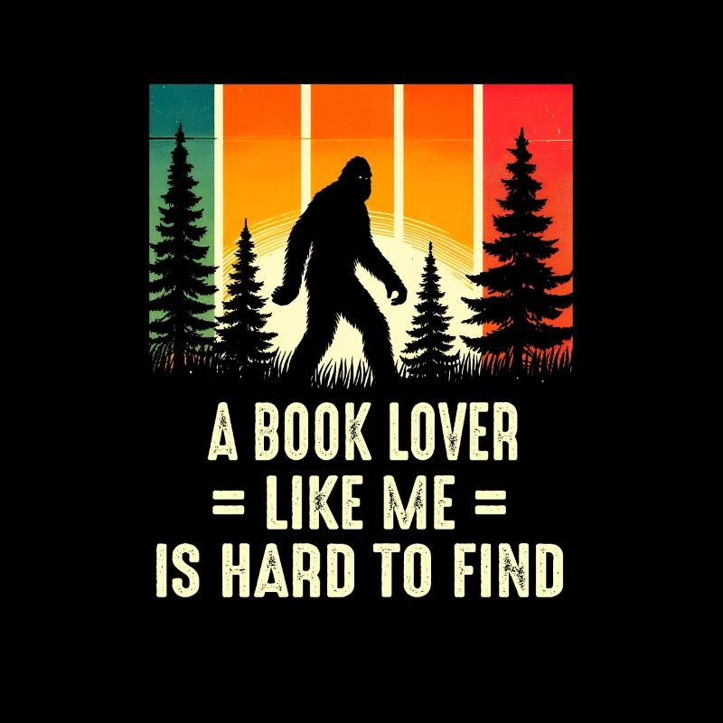 Book Lover Reader Worm Is Hard To Find, Funny Bigf
