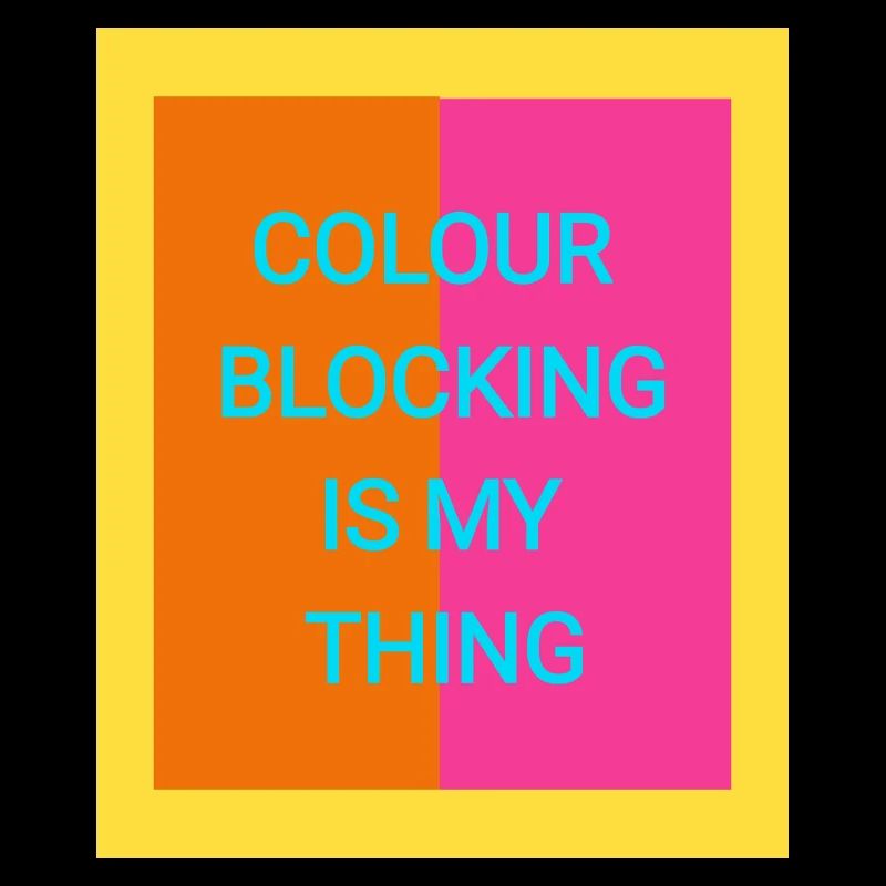 colour blocking