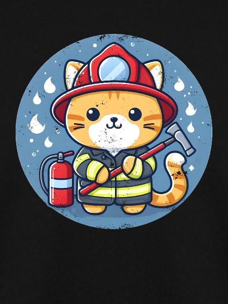 Firefighter Cat