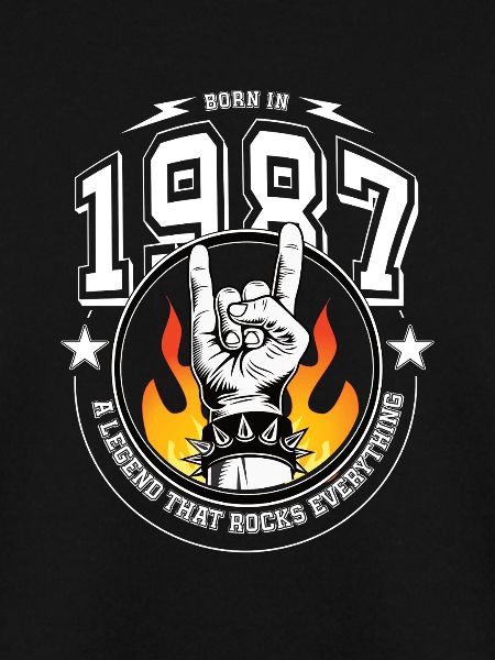 1987 Birthday, rocks everything