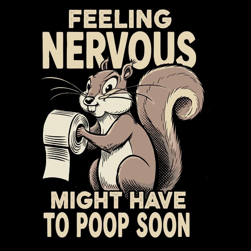 Irritable Bowel Syndrom Squirrel Poop Humor