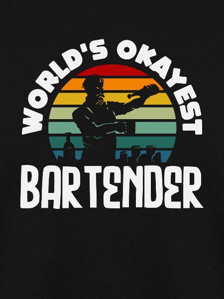 Weltbester Okayester Barkeeper Design