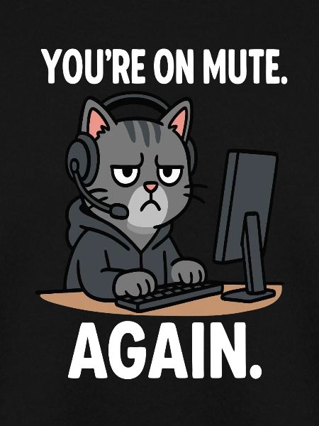 Home office cat