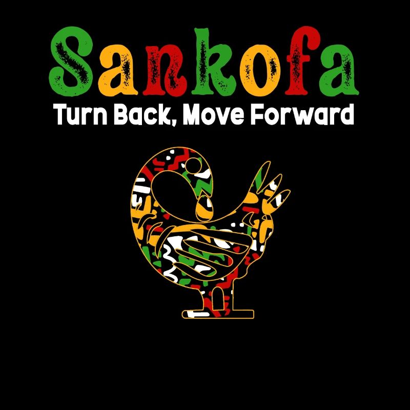 Sankofa Symbol Adinkra Ghana Schwarz