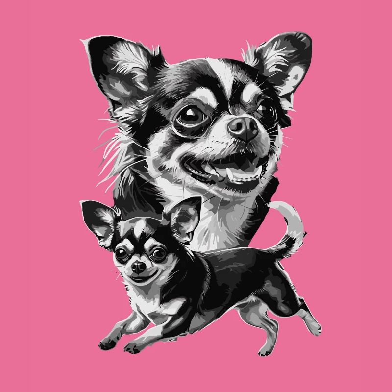 Chihuahua Charm : Compagnons affectueux dans le