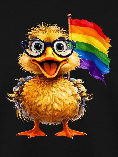 DUCK RAINBOW FLAG