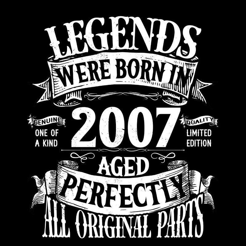 Des légendes sont nées en 2007" - Vintage Vieilli
