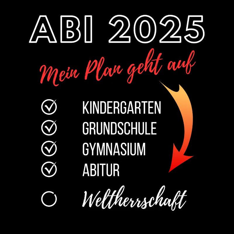 Lustiges Abi 2025 Werdegang Checkliste Plan Abitur