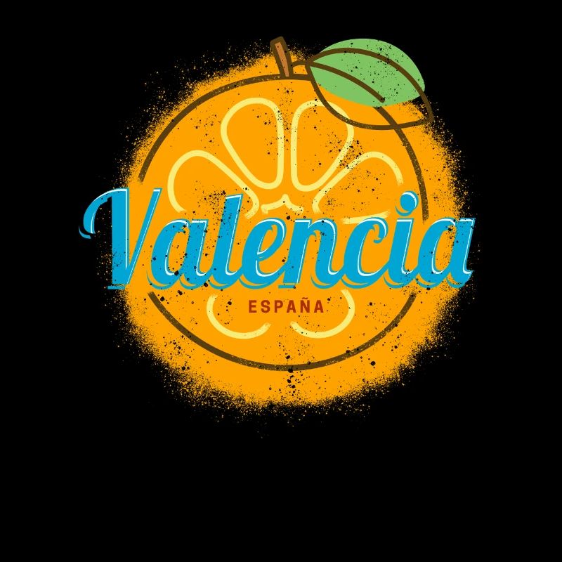 Valence Vintage Orange Espagne Souvenir Vacances