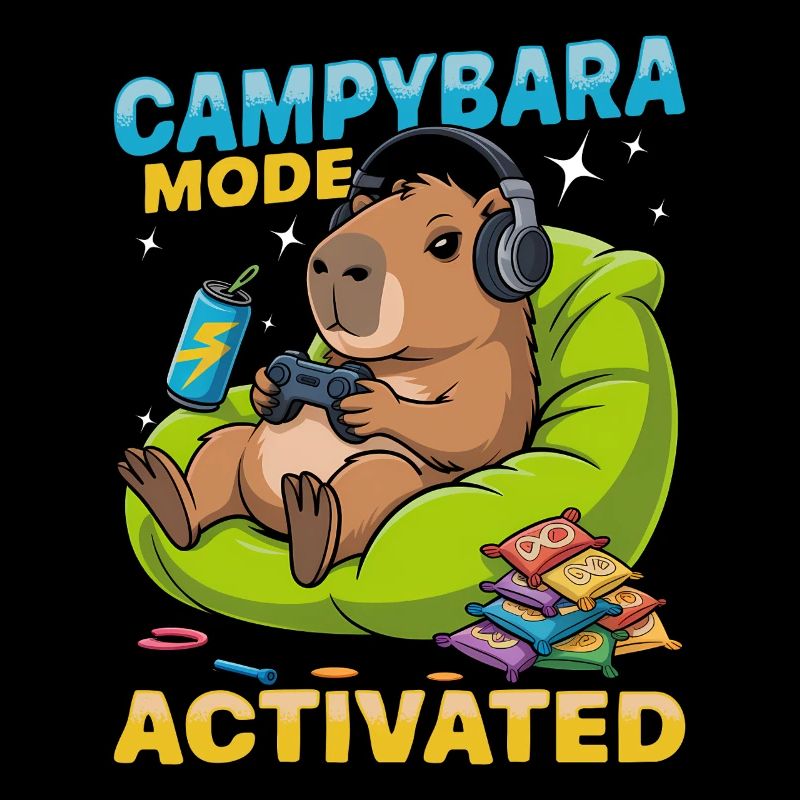 Capybara Gamer Gaming