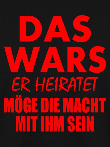Das wars er heiratet