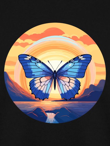 Blauer Morpho-Schmetterling