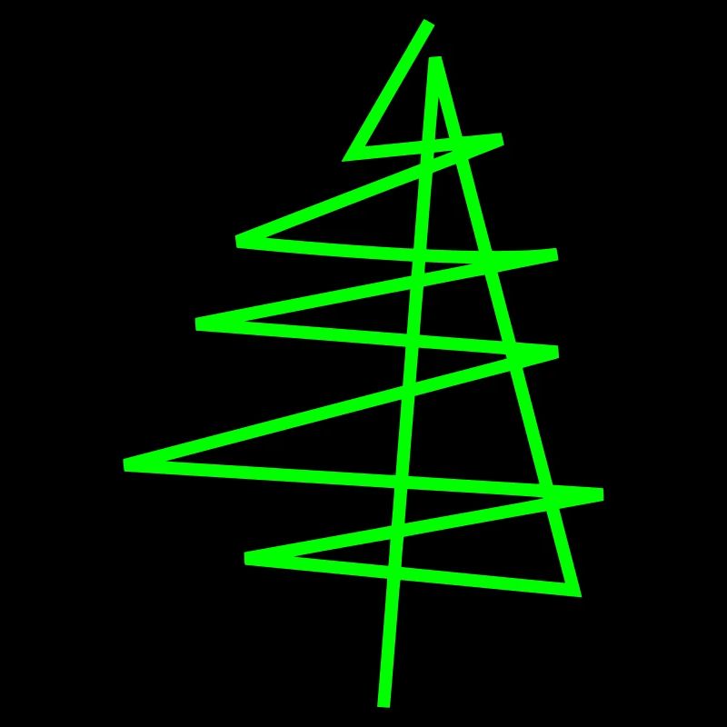 Weihnachten Tannenbaum minimal