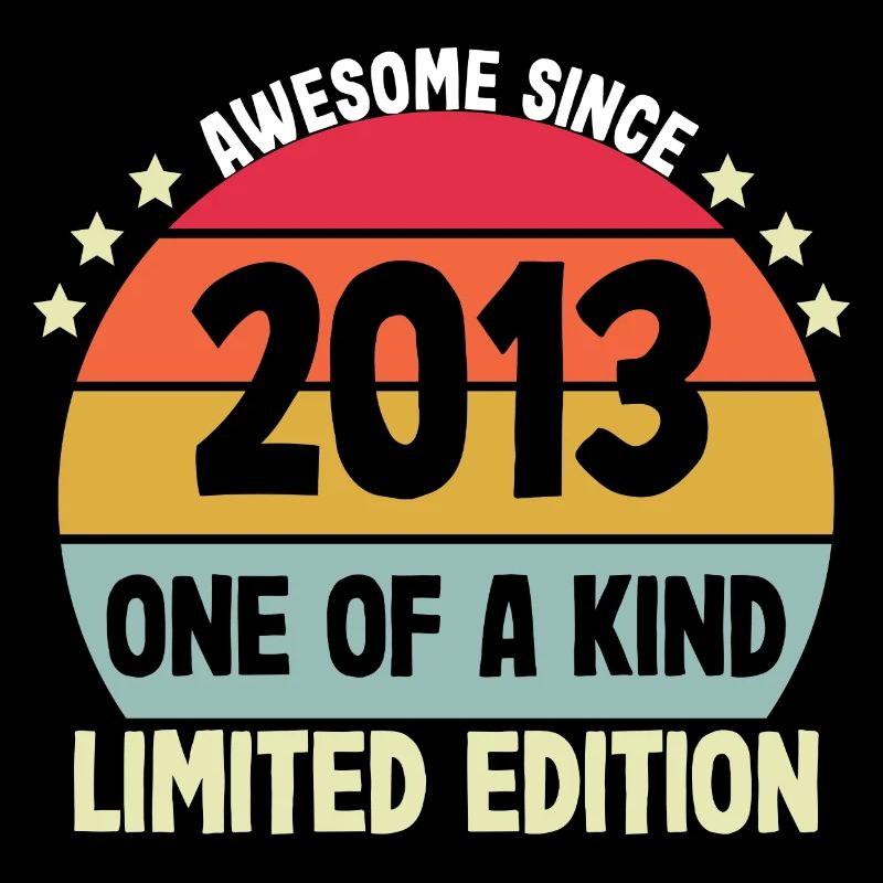 9. Geburtstag 2013 geboren awesome since 2013