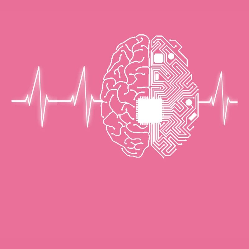 Programmeur Lover Programmer Heartbeat design