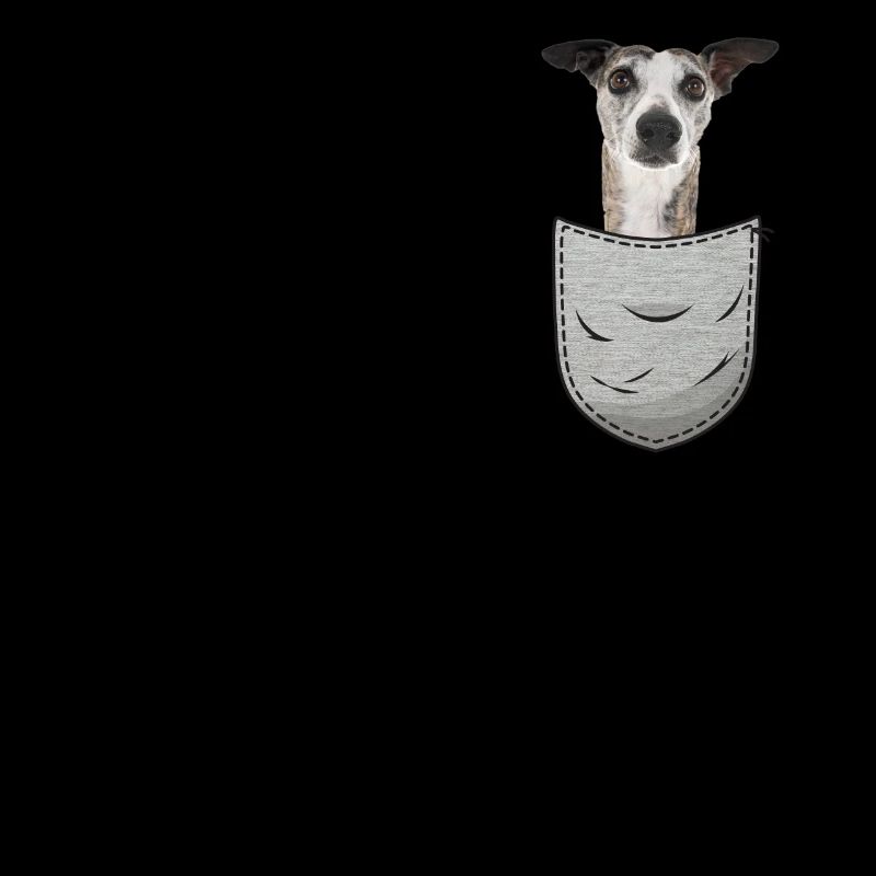 Whippet Kleiner Englischer Windhund Brust-Tasche