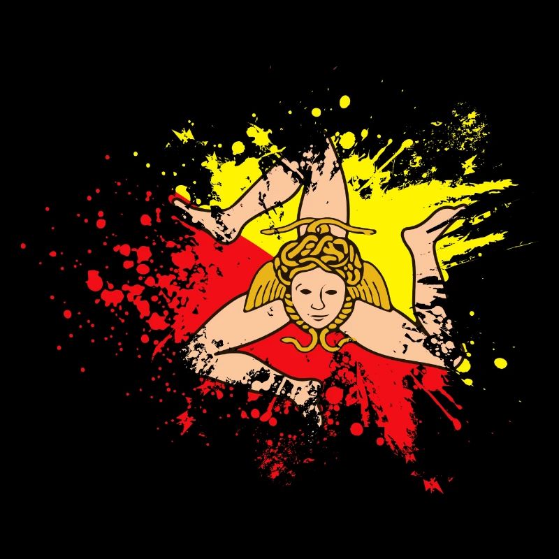 Sicily Flag Italy Sicily