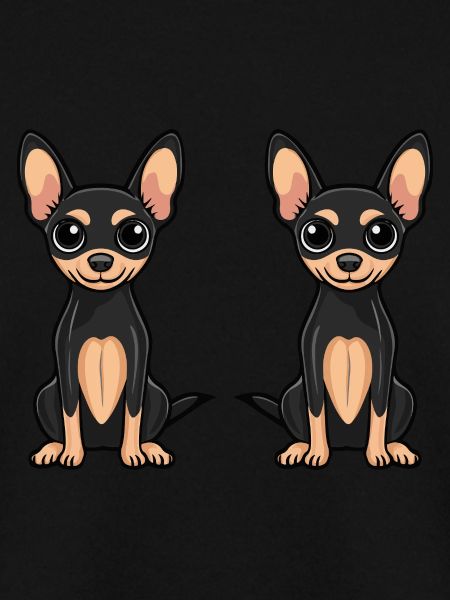 Pinscher Hund Comic