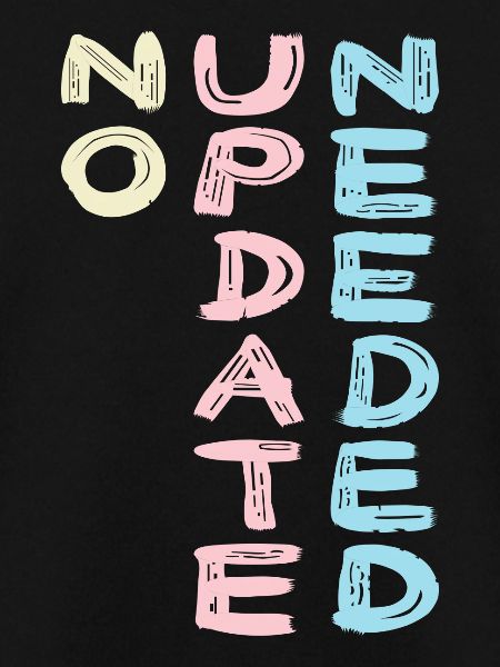 No Update colourful