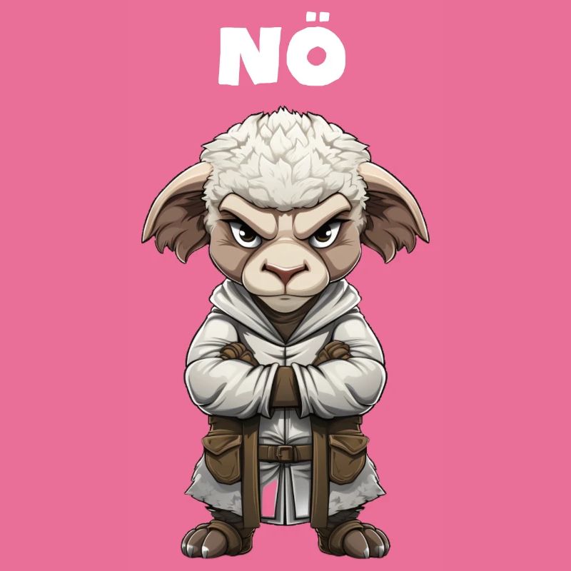 Schaf Nö Statement Kein Bock Keine Lust Grumpy