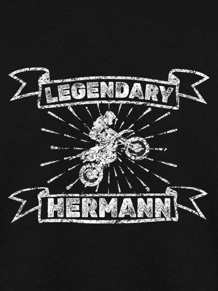 Hermann als Motorrad