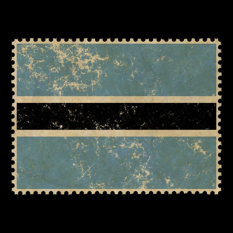 Flagge Botswana