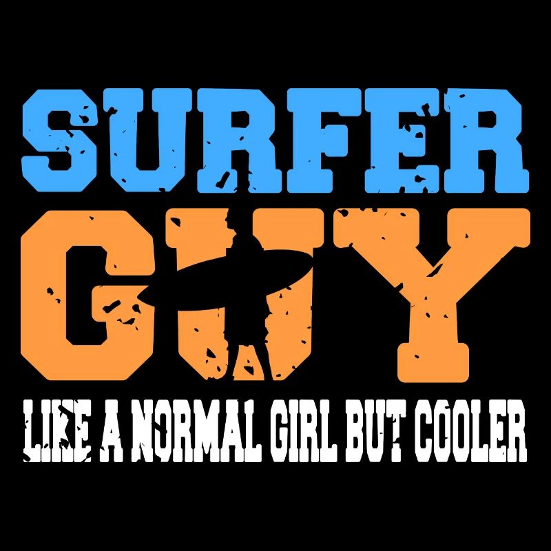 Surfeur guy comme un gars normal mais plus cool présent