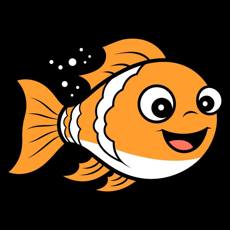 Humour petit poisson clown