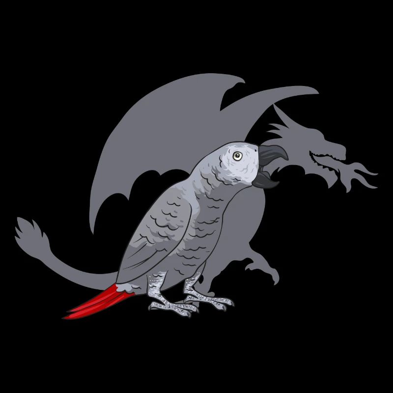 Graupapagei African Grey Parrot Papagei