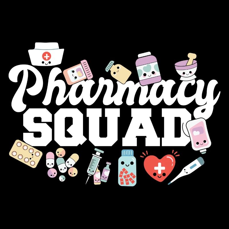 Pharmacy Squad Pharmacist Life Pharmacology