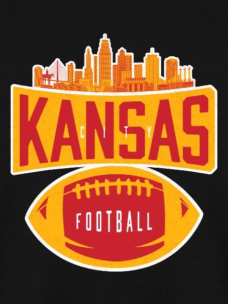 Kansas Football Skyline Emblem