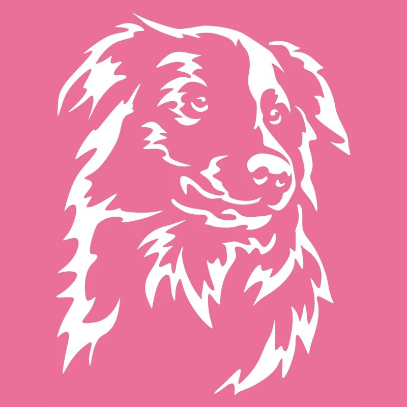 Border Collie Head "Black Edition"