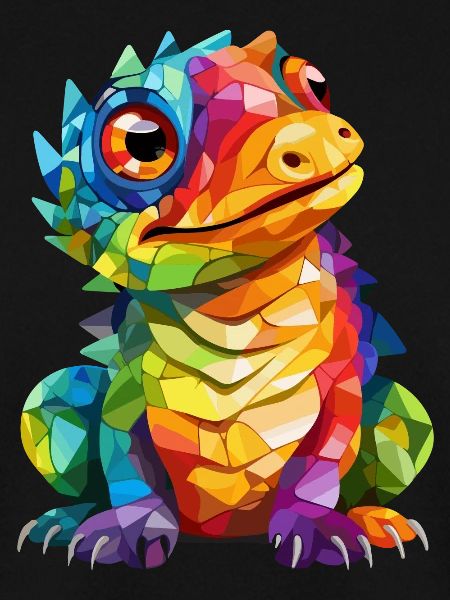 Bunter Drache