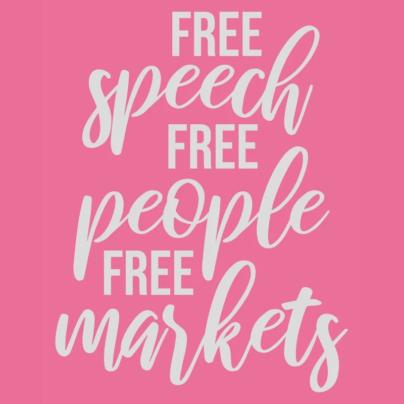 Marché de la liberté d’expression Peuple Libertarian Freedom Logo