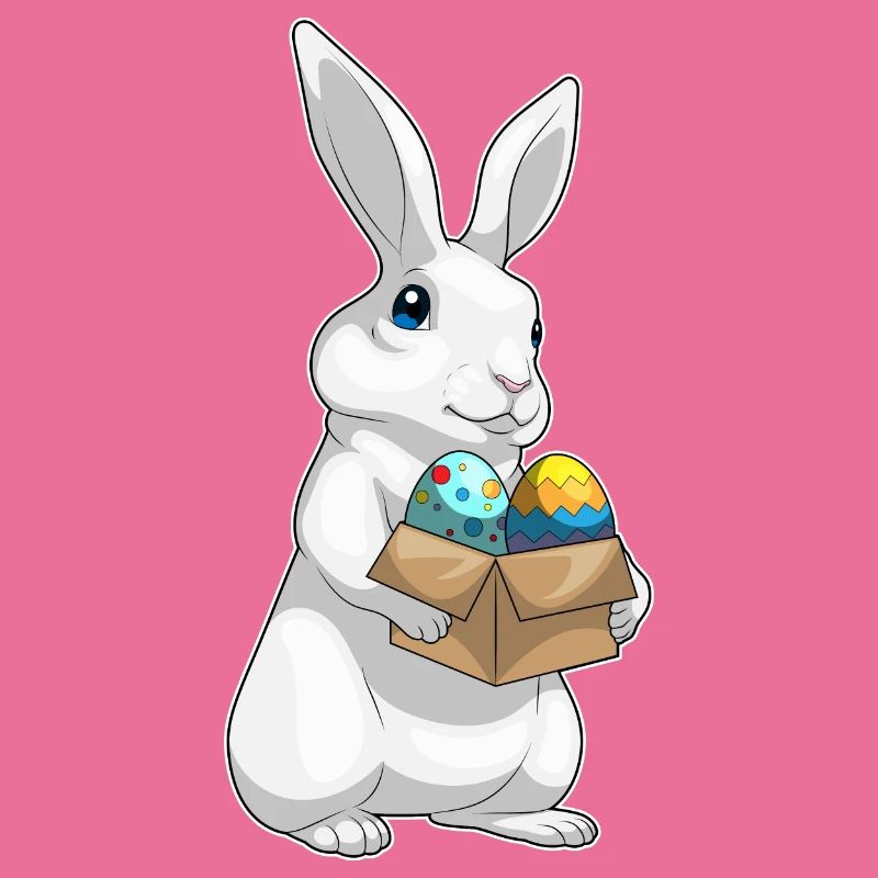 Bunny Easter Easter Eggs Box