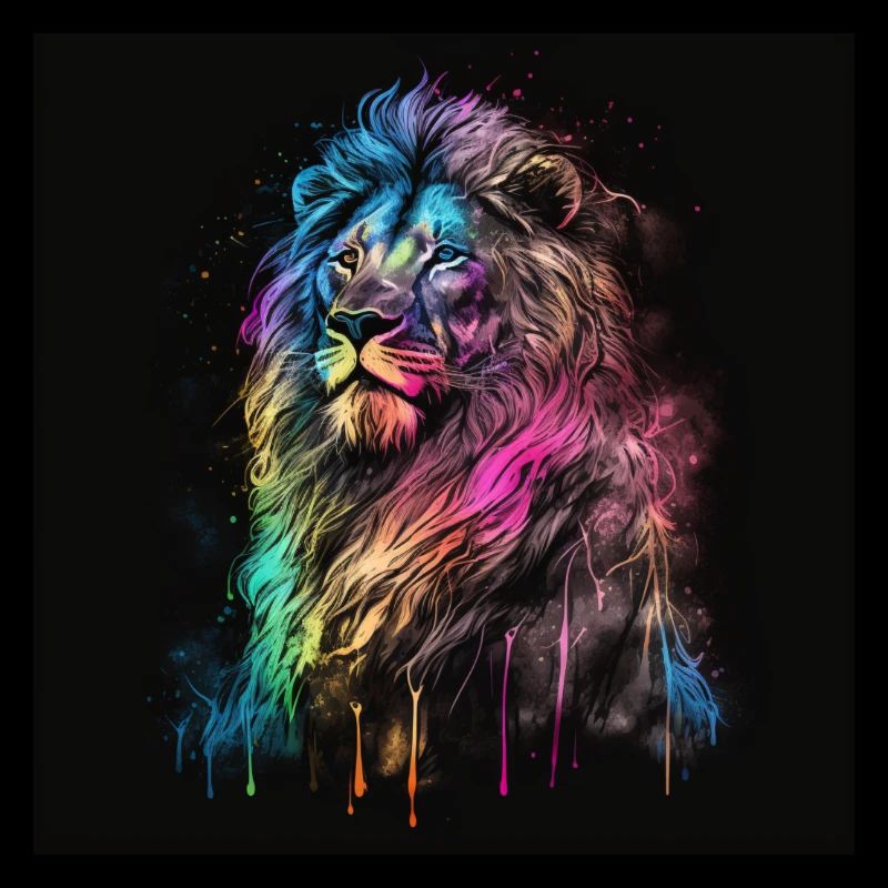 GEFÄRBTER LION