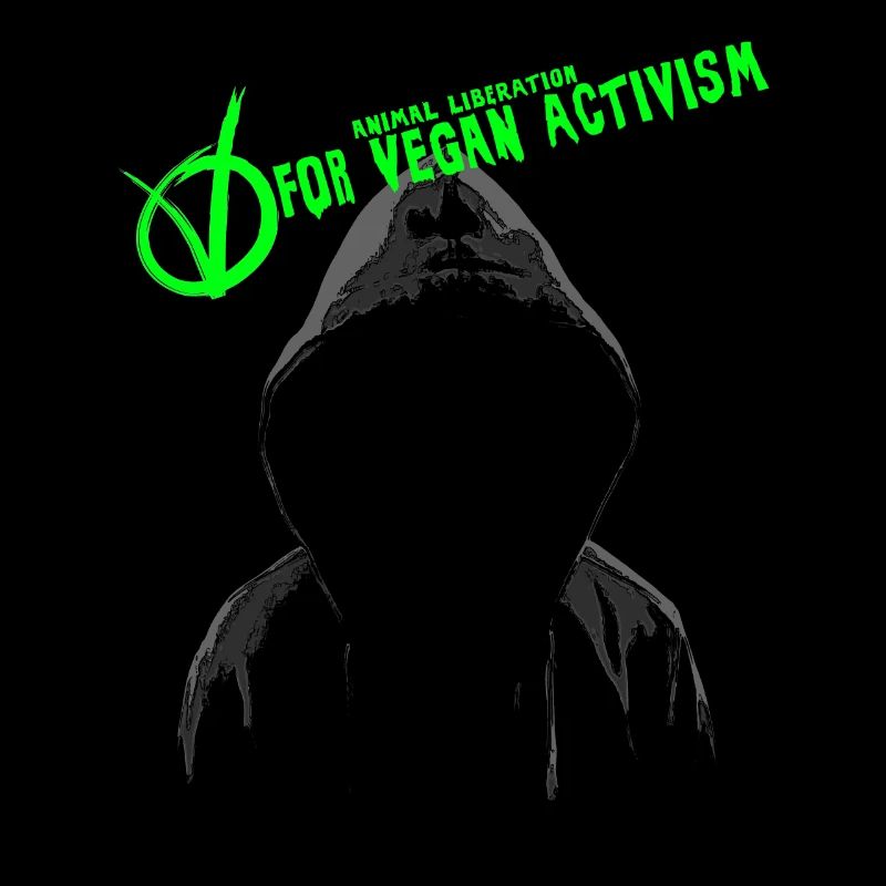 v for vegan activism (activiste)