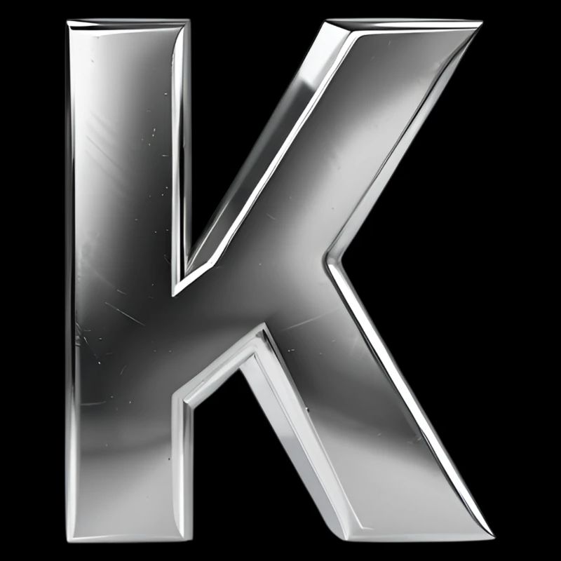 Chrome ,, K " Métallisé