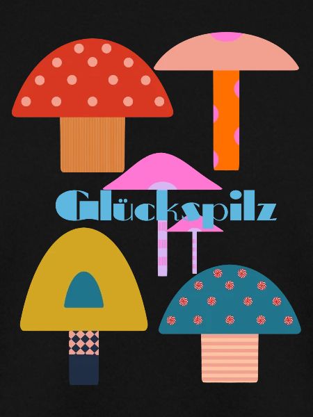 Bunte Glückspilze