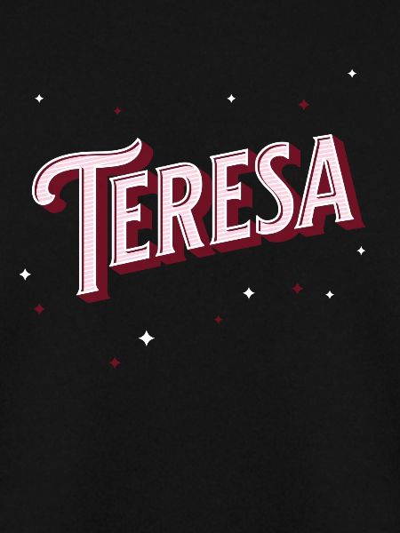 Teresa names personalized