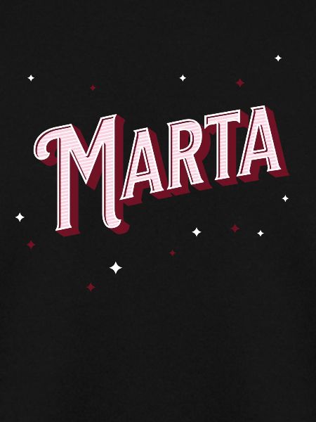 Marta name personalized