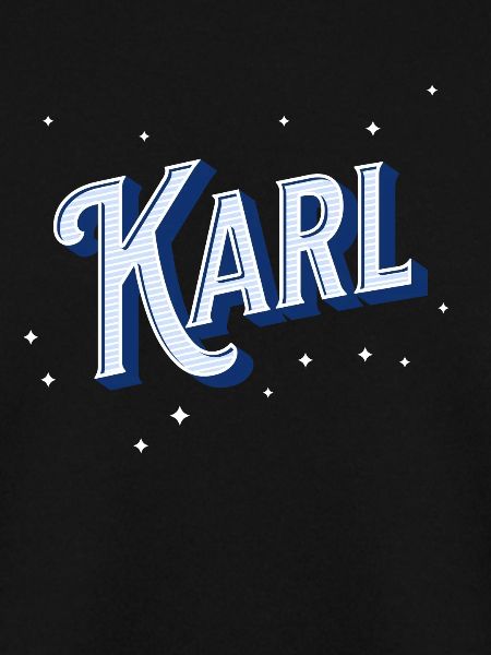 Karl name personalized