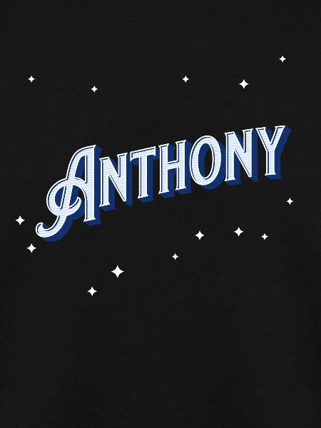 Anthony name personalized