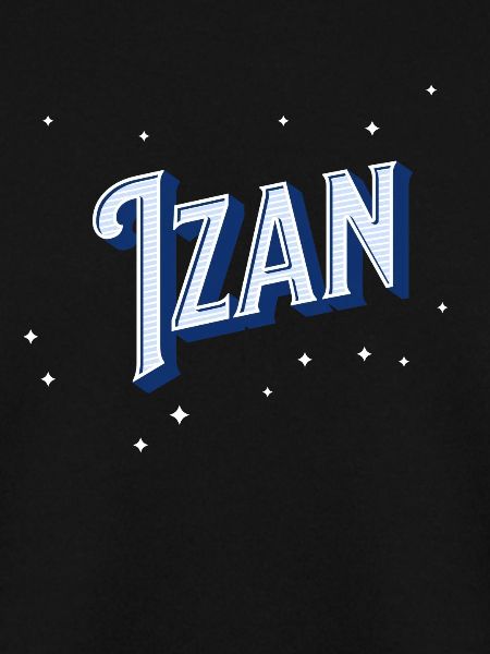 Izan name personalized