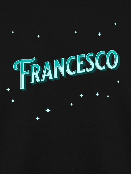 Francesco Namen personalisiert