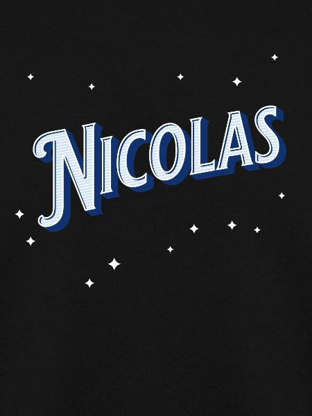 Nicola's name personalized